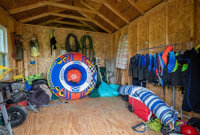 view of storage room