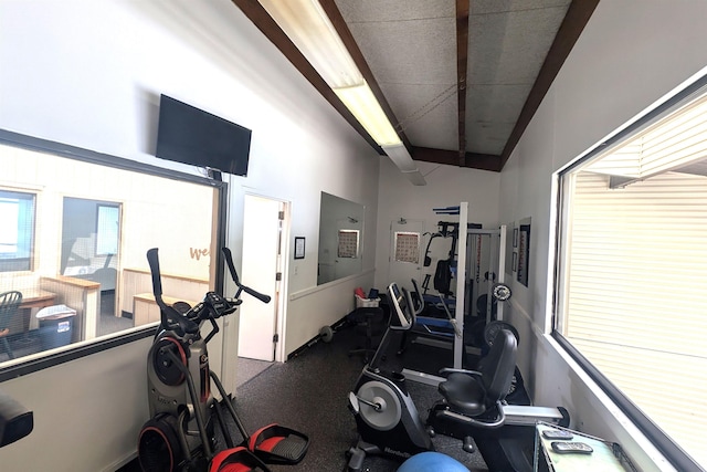 view of exercise room