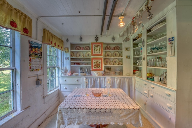 view of dining room