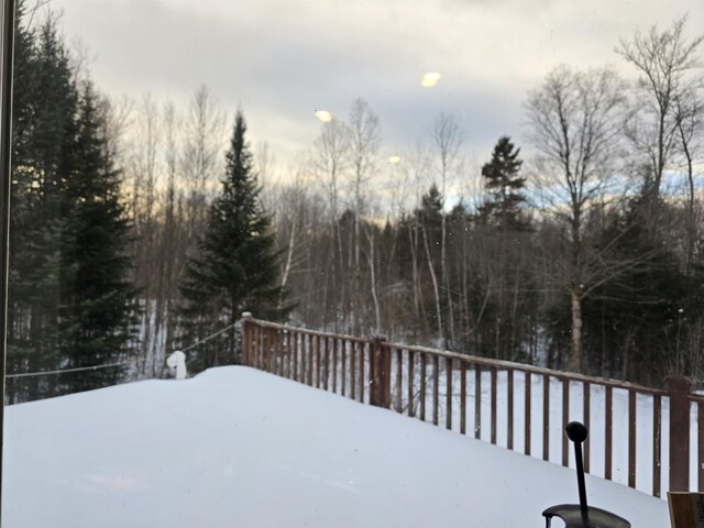 96 Mason Dr, Milan, NH 03588 - view of snow covered deck