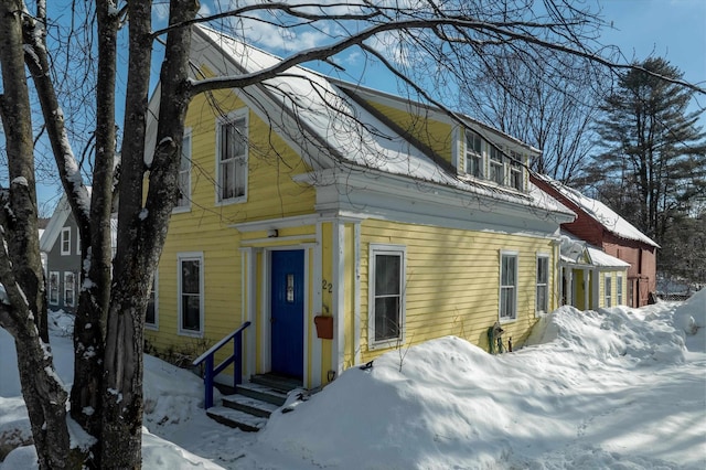 view of front of home