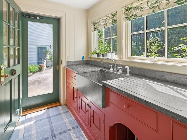 kitchen with a sink