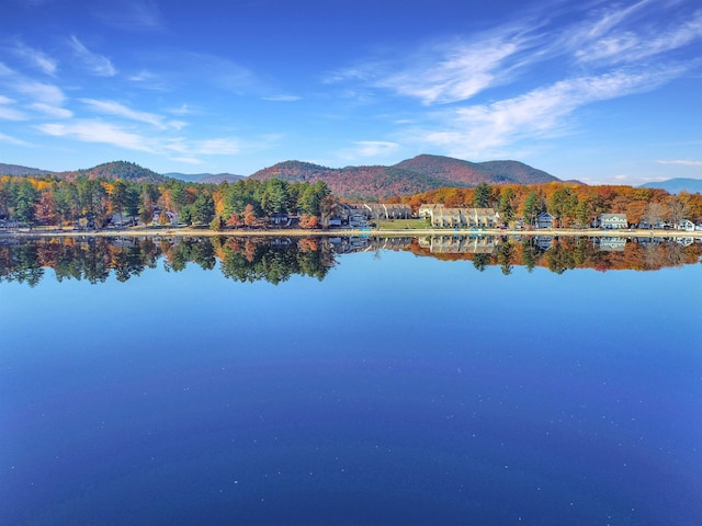 water view featuring a mountain view