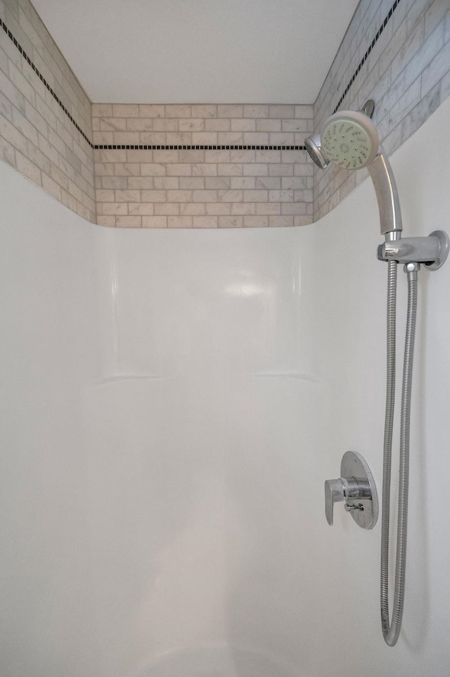 room details with a shower