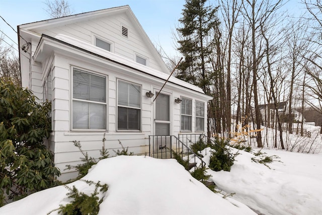 view of front of home