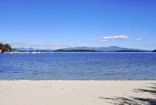 property view of water with a mountain view