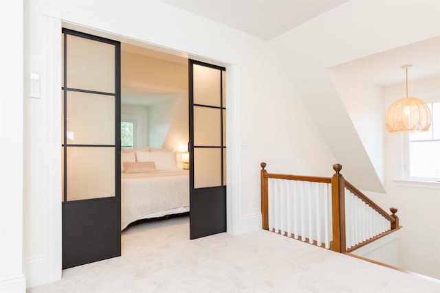 unfurnished bedroom featuring multiple windows and carpet