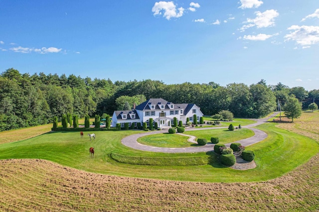 surrounding community featuring a lawn