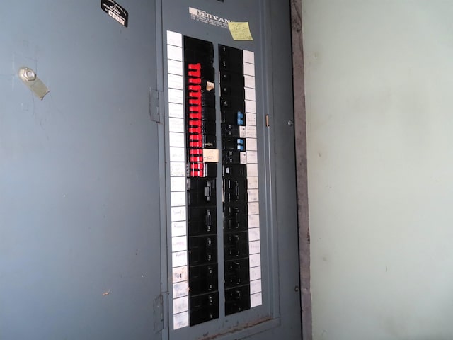 utility room featuring electric panel