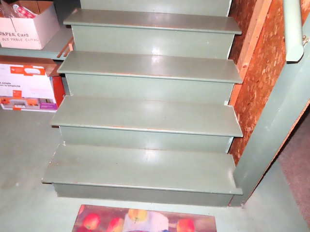 view of staircase