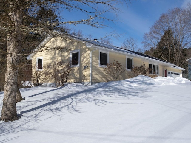 view of front of house featuring an attached garage