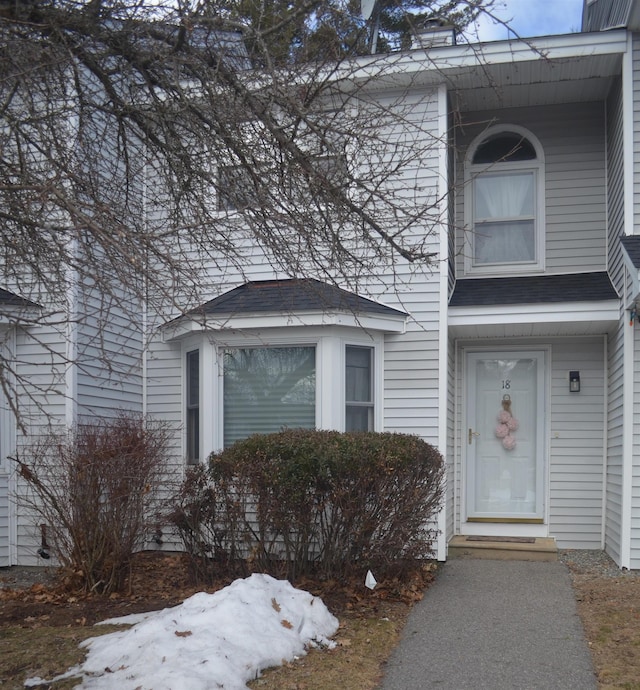 view of front of home