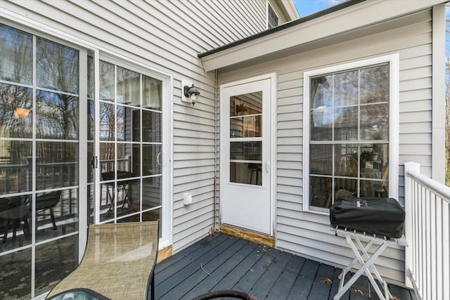 exterior space featuring grilling area