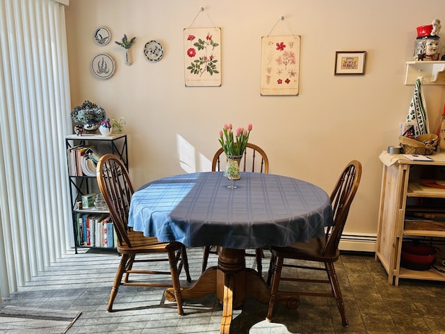 view of dining area