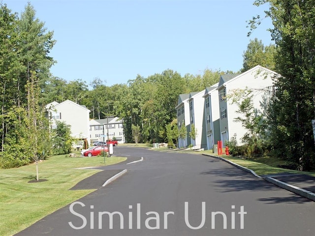 view of street with a residential view