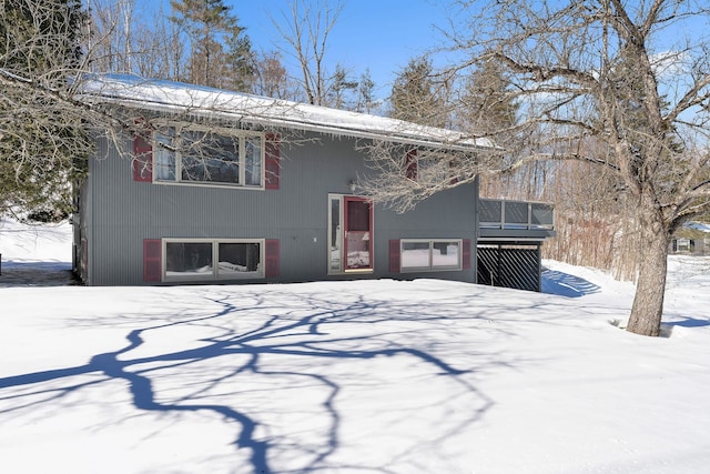 view of bi-level home