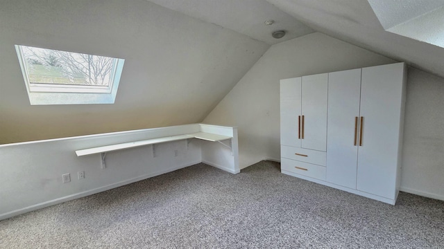 5 College Hl, Hanover, NH 03755 - bonus room featuring light carpet, vaulted ceiling with skylight, and baseboards