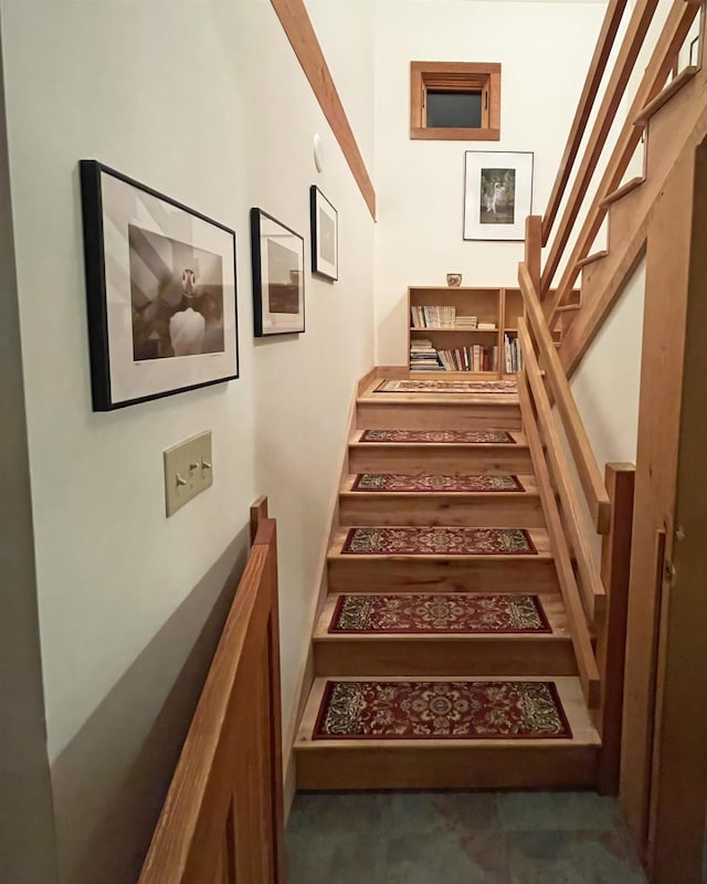 view of staircase