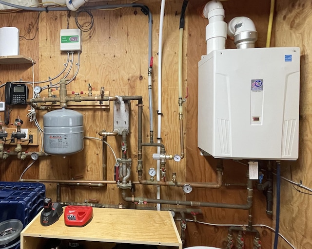 utilities featuring water heater