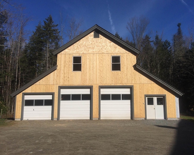 garage featuring a garage