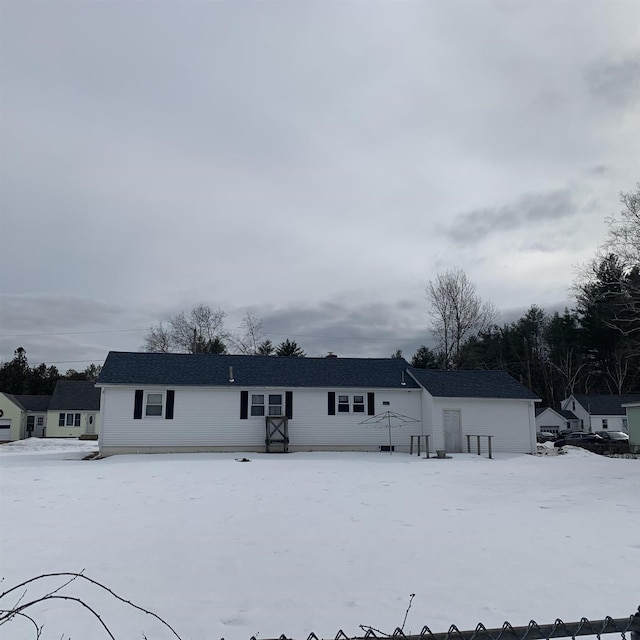 view of ranch-style home