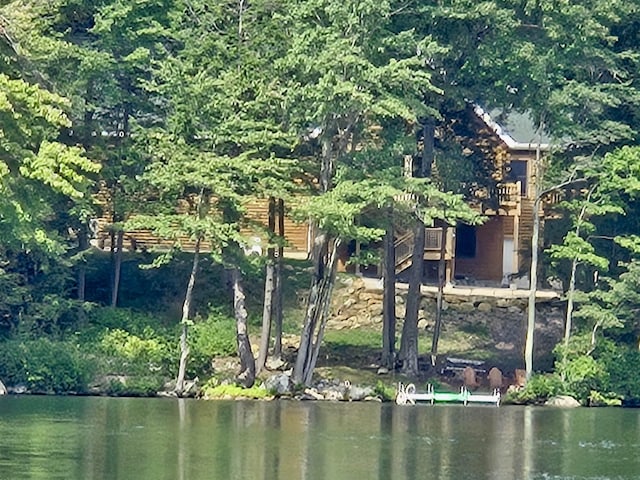 view of water feature