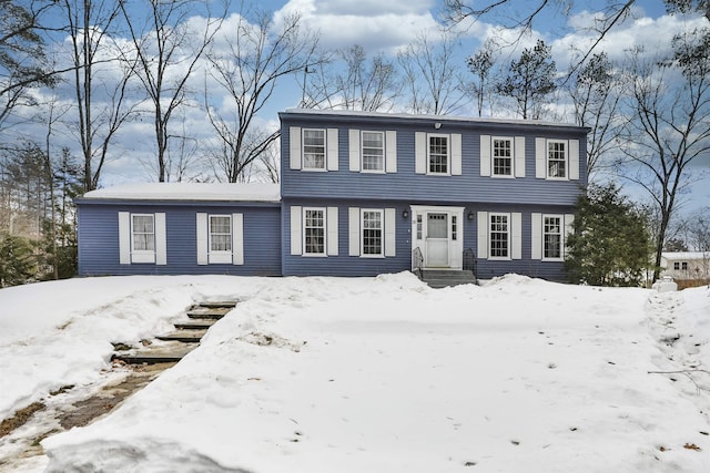 view of colonial inspired home