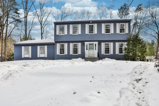 view of colonial-style house