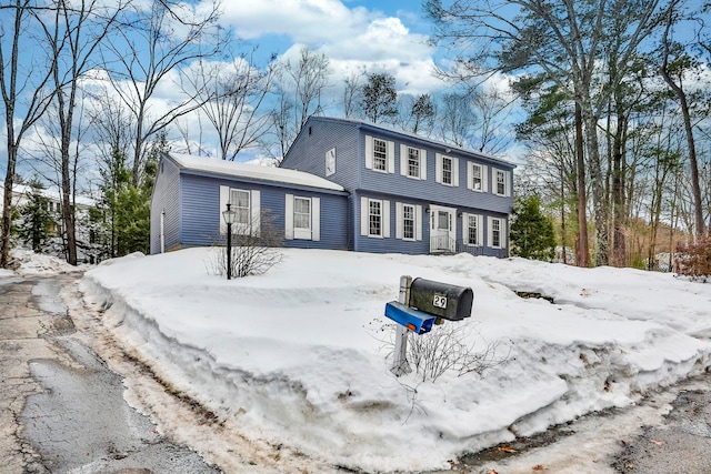 view of colonial house