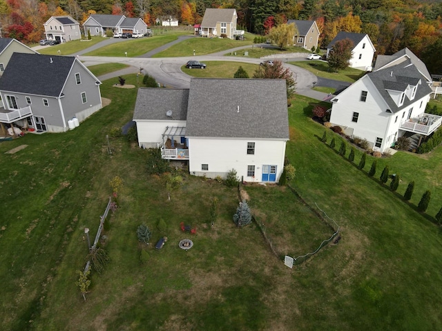 bird's eye view featuring a residential view