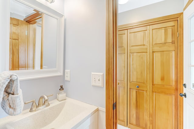 bathroom with a sink