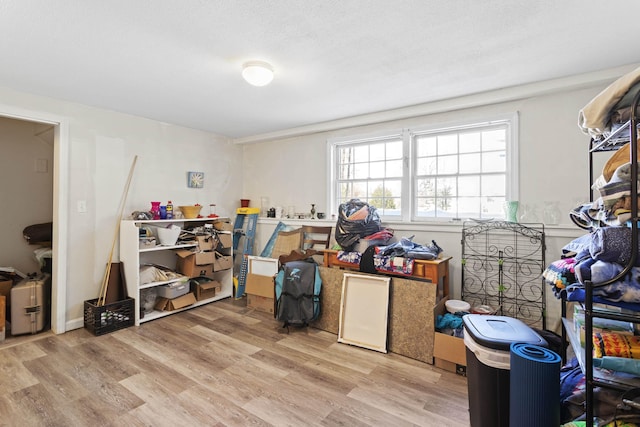 view of storage room