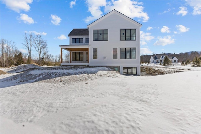 view of front of home with a porch