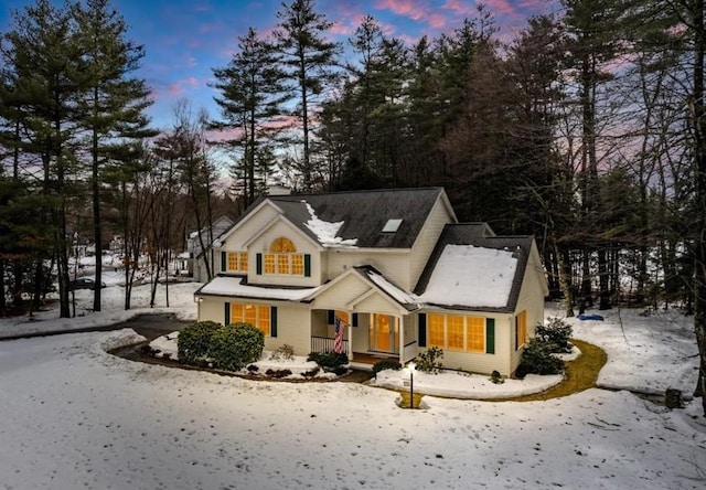 view of front of home