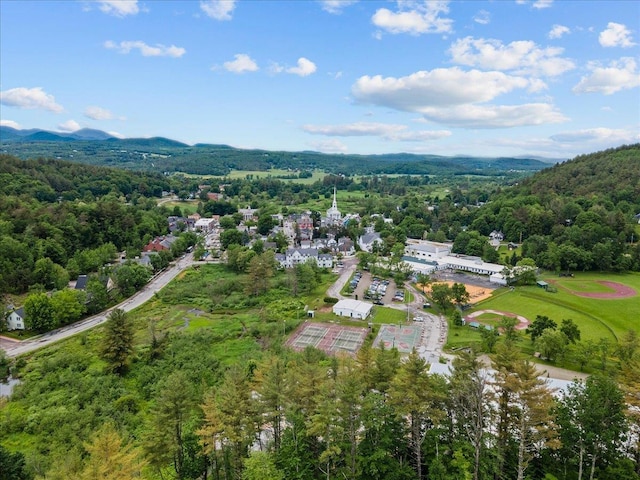 aerial view with a view of trees