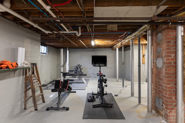 view of exercise room