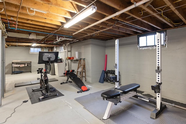 view of exercise room