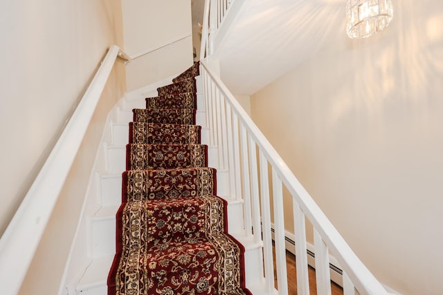 view of staircase