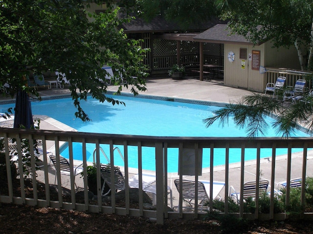 view of community pool