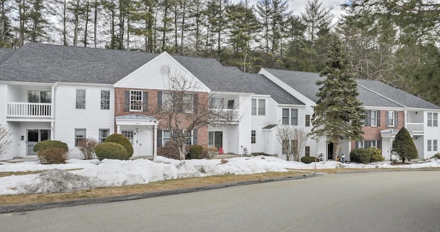 multi unit property with brick siding