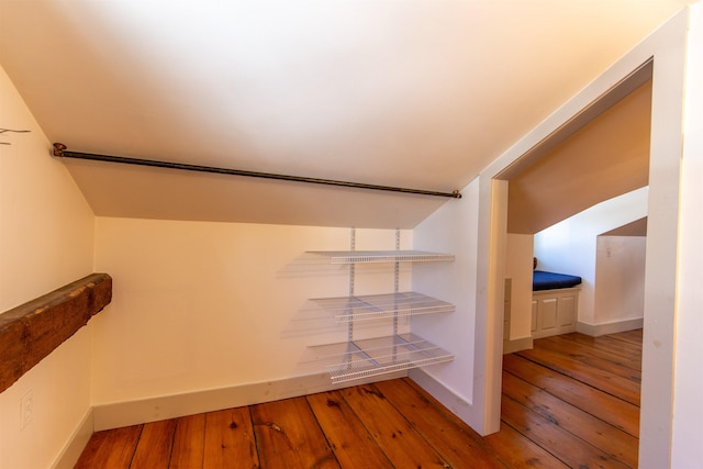 interior space featuring hardwood / wood-style floors