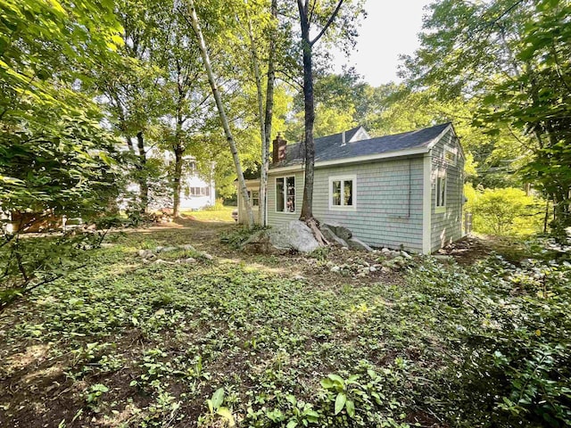 view of rear view of property