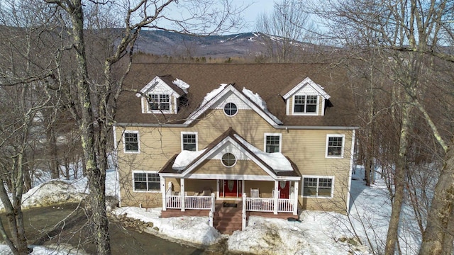 view of front of house with a porch