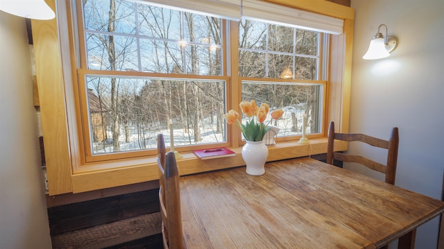 view of dining room