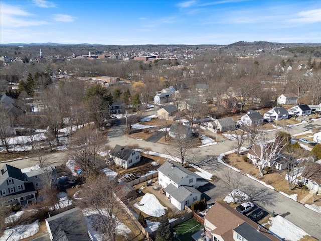 birds eye view of property featuring a residential view