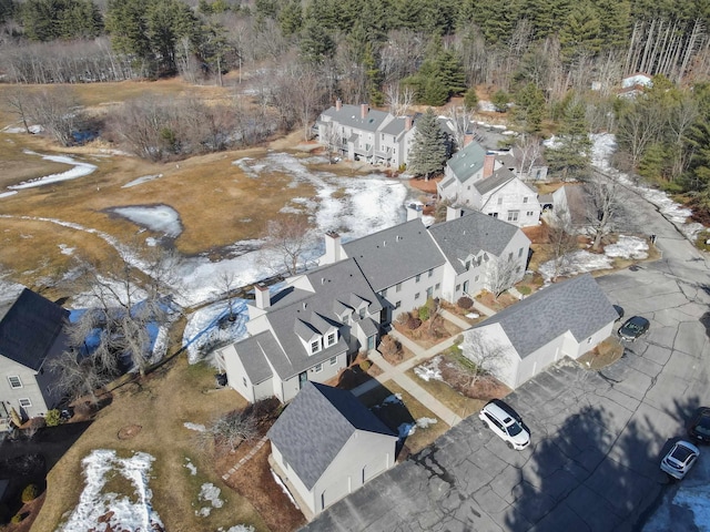 bird's eye view featuring a residential view