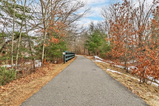 view of road