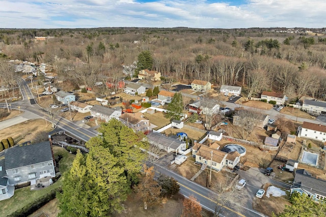 bird's eye view featuring a residential view