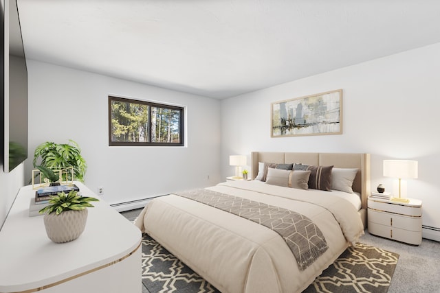 bedroom featuring carpet flooring