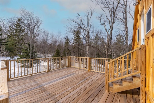 view of deck